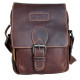 Menší pánská taška Lozano z pevné kůže s popruhem přes rameno