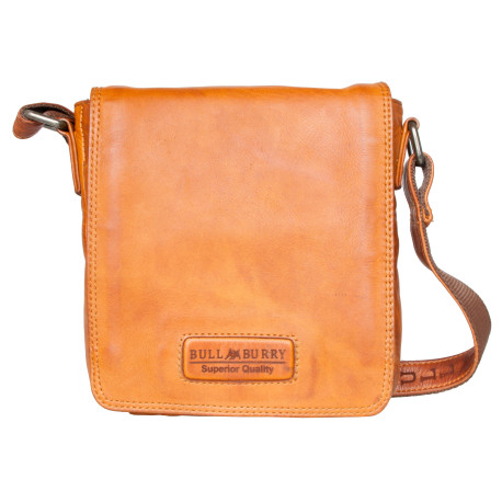 Pánská kožená taška Bull Burry z měkké pravé kůže s popruhem přes rameno ve stylu "průvodčí" ROZBALENÁ