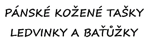 Pánské kožené tašky